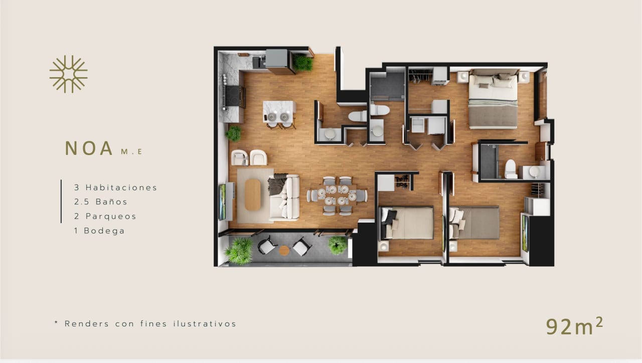 Apartamento en Venta Zona 10 | 92 m² | 3 Habitaciones — Oferta Limitada en Preventa — foto 1 de 11