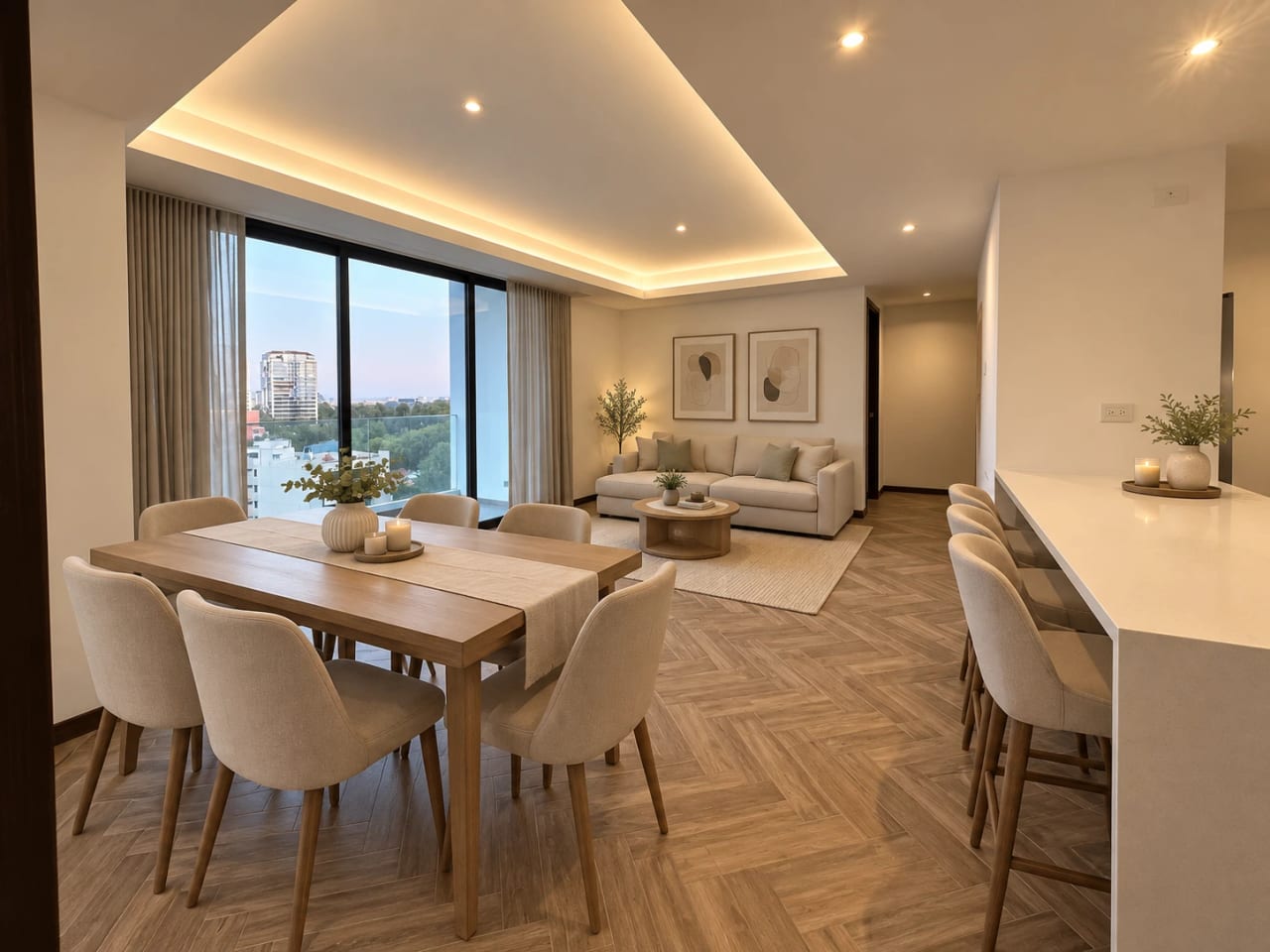 Comedor — APARTAMENTO EN VENTA Edificio Naori Zona 10 — foto 1 de 15